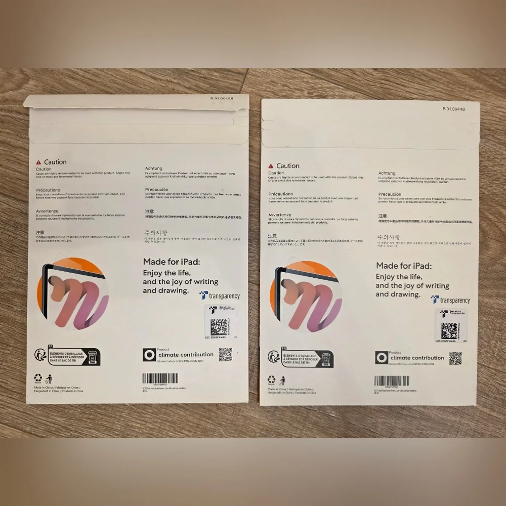 KCT PaperNano Screen Protector Compatible with iPad Pro 11 inch 2024, 4 Pack NEW